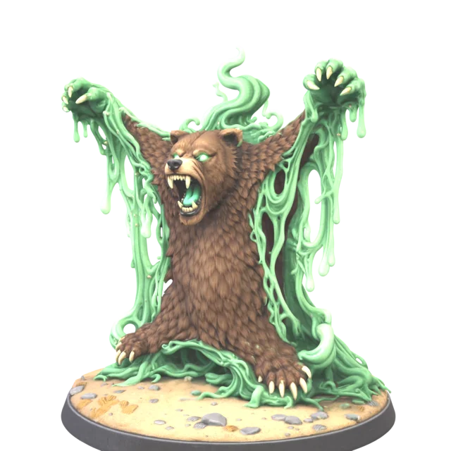 Slime-soaked mimic bear