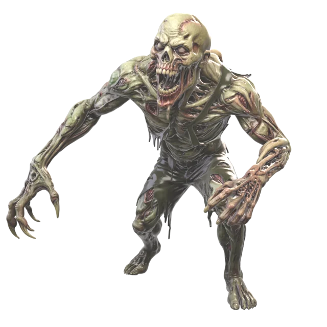 Lurching zombie